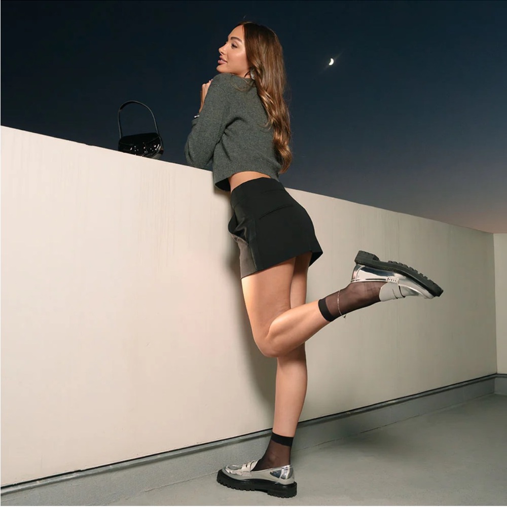 Silver Specchio Loafers